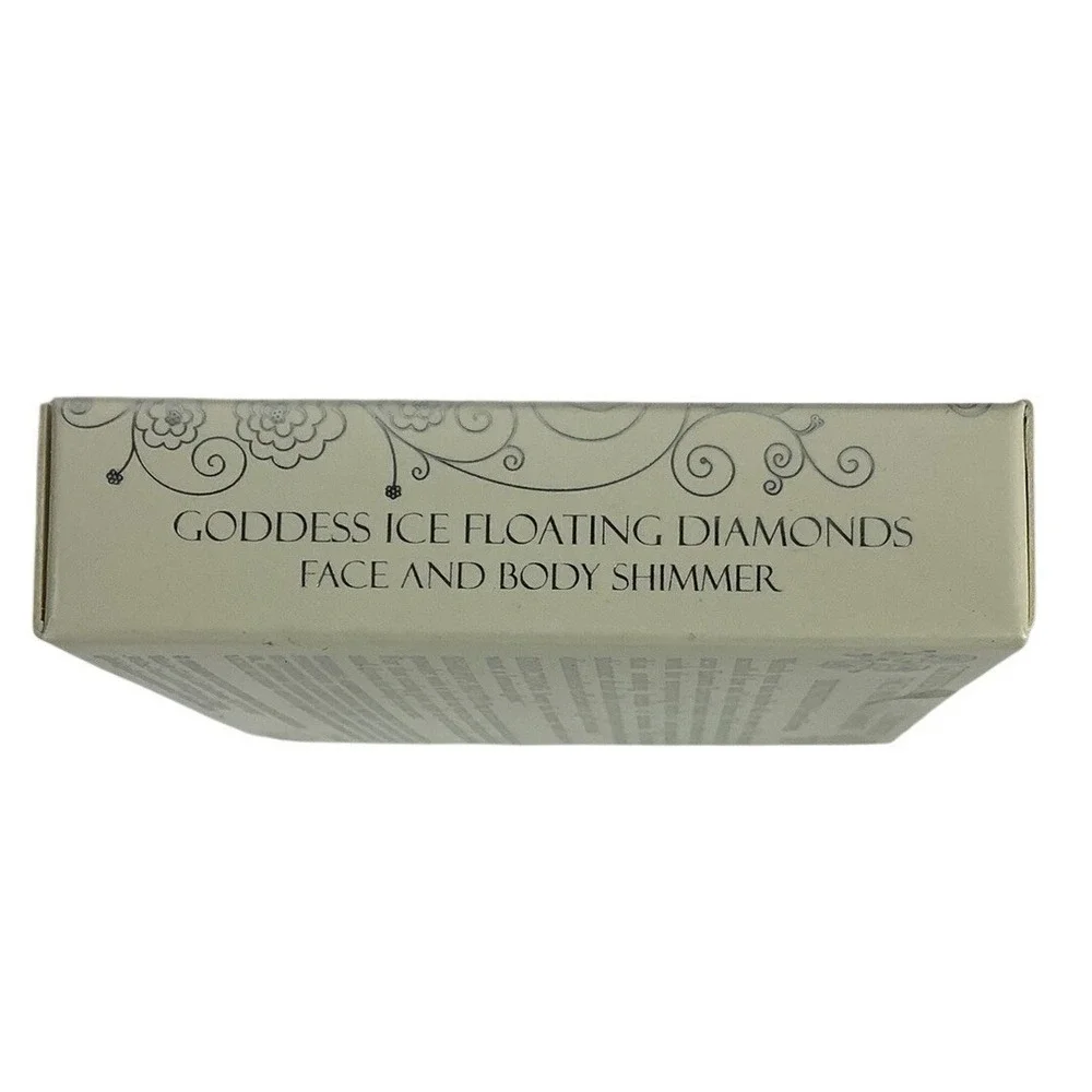 Global Goddess Ice Floating Diamonds Face‎ & Body Shimmer 0.33oz New Unused